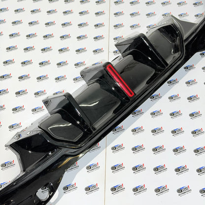 Diffuser with F1-Style LED Light Compatible with BMW 5-Series G30