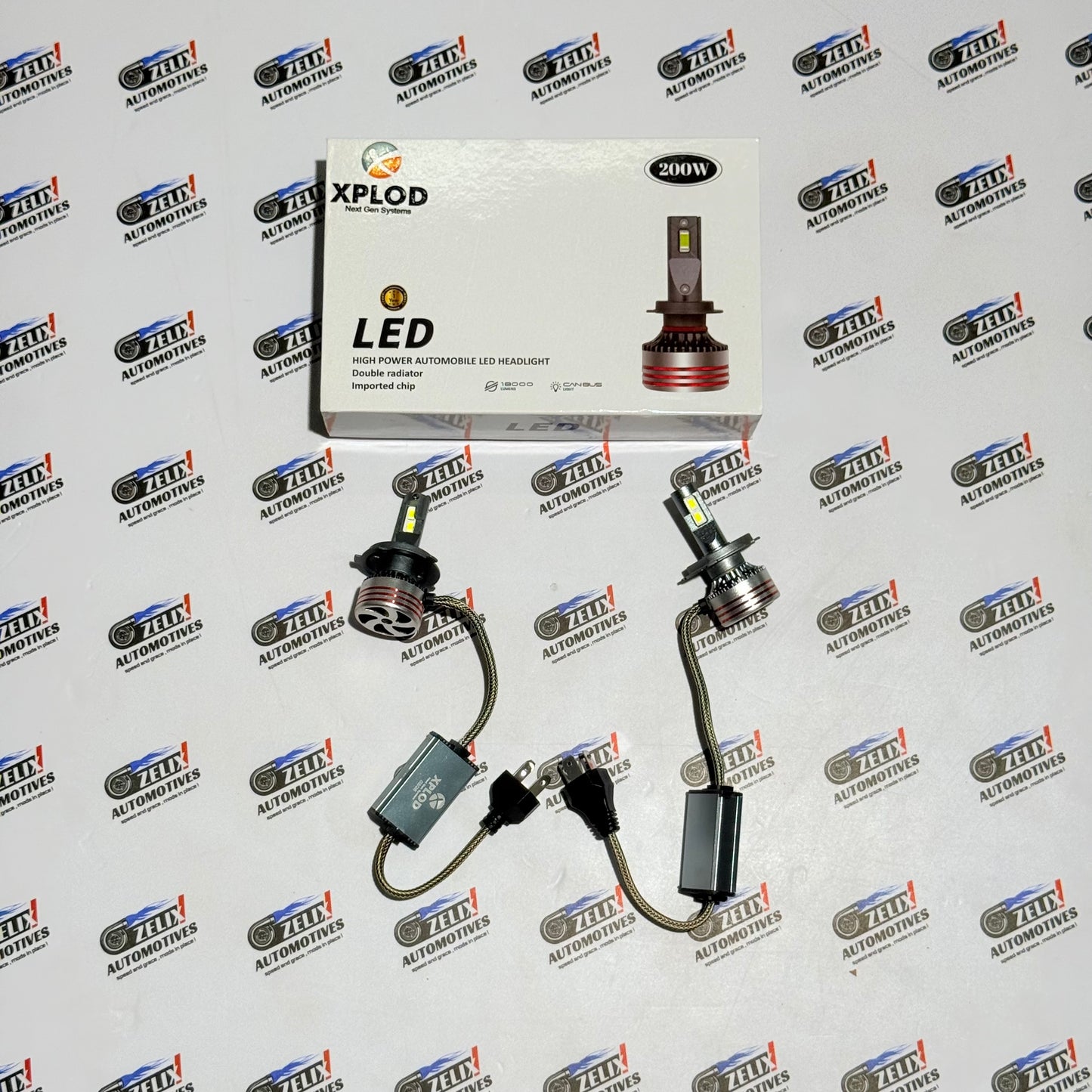 XPLOD High Power LED Headlight Bulbs 200W | Available in Multiple Plug Types