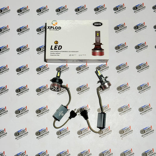 XPLOD High Power LED Headlight Bulbs 200W | Available in Multiple Plug Types