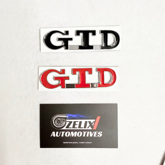 VW Polo GTD Emblems Badges | Easy Peel & Stick