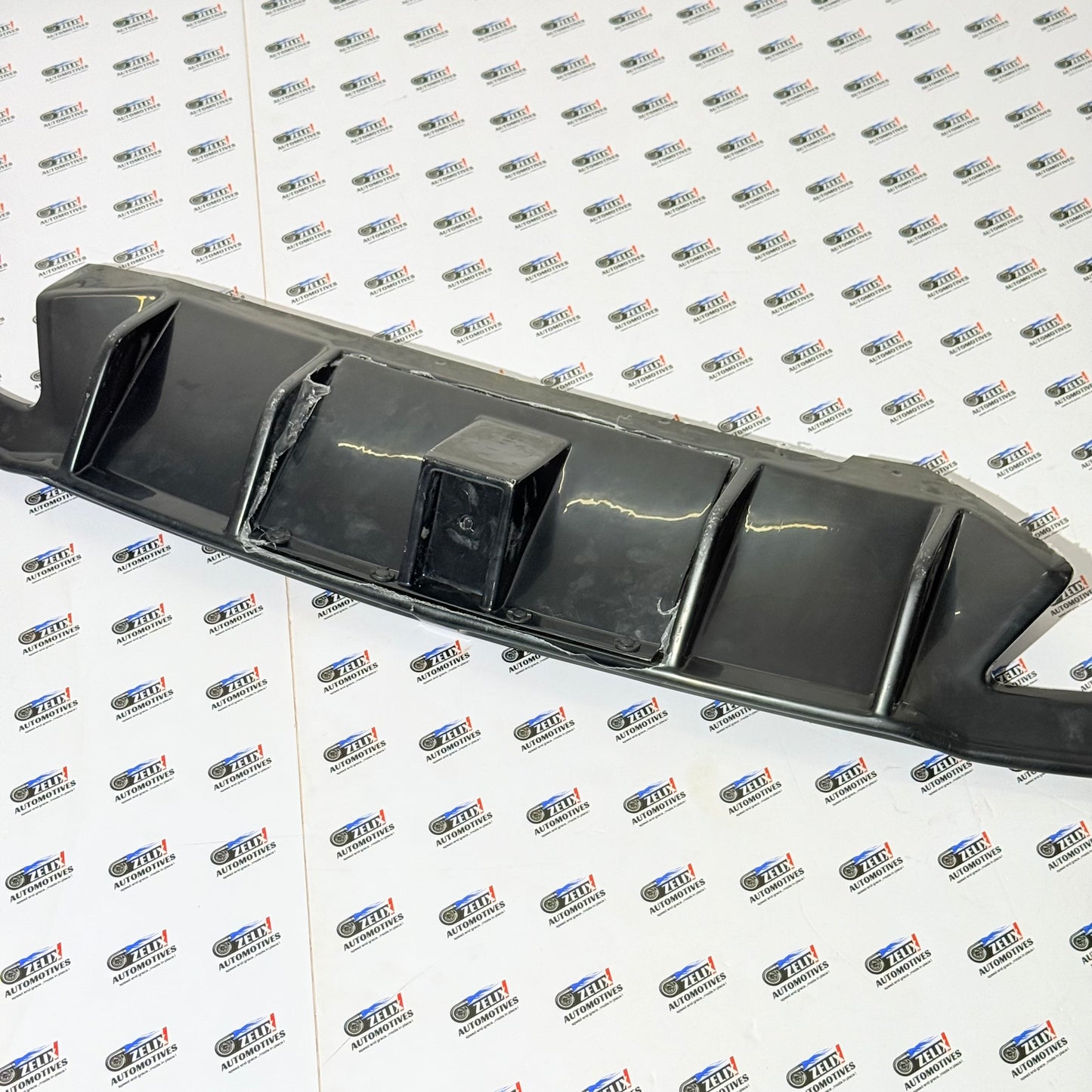 Skoda Octavia RS MK3 Rear Diffuser | Glossy Black Finish Compatible with 2013–2019 Models