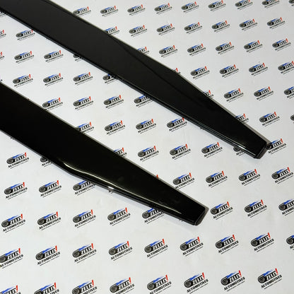 Universal  Long Side Skirts Set Of-2 | Glossy Black Finish