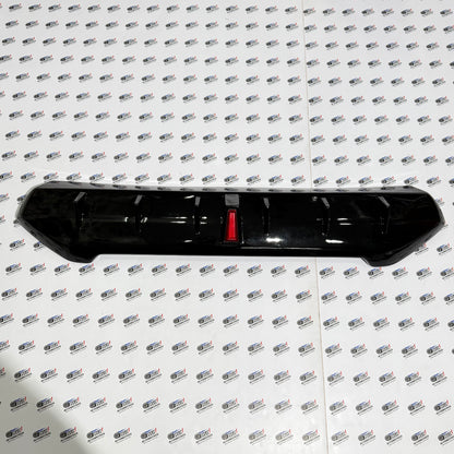 Toyota Hyryder Rear Bumper Diffuser with F1 Style Light 6 Fin Design