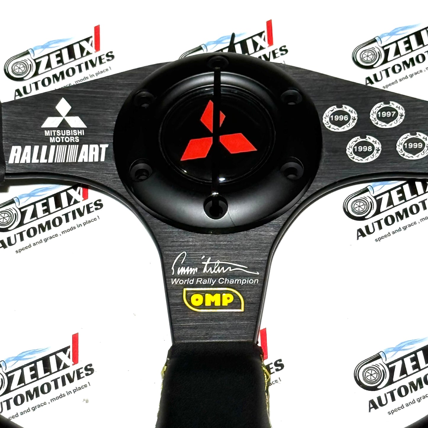 OMP Flat Racing Steering Wheel (14-Inch ) | Premium Sport & Rally Style