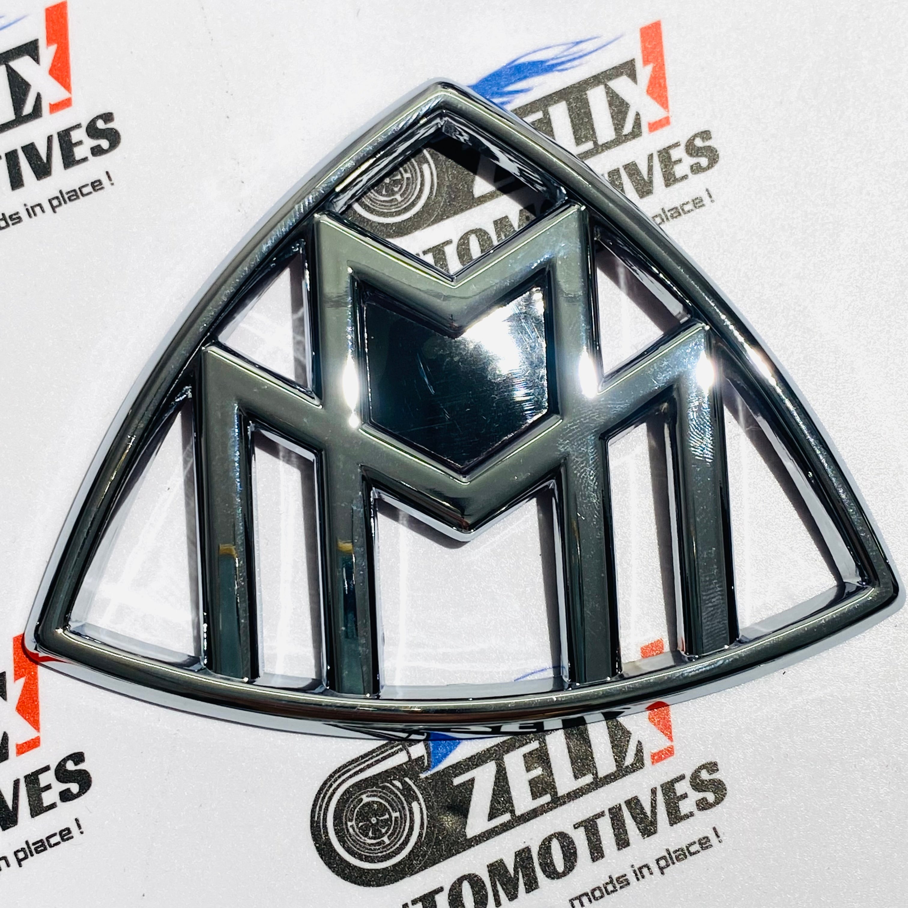 Mercedes Maybach Complete Emblem Kit | Black & Chrome – Zelix