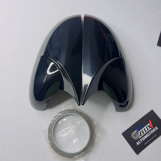 Mahindra XUV 3XO (2024–Present) Aftermarket Batman Style Mirror Covers | Glossy Black Finish