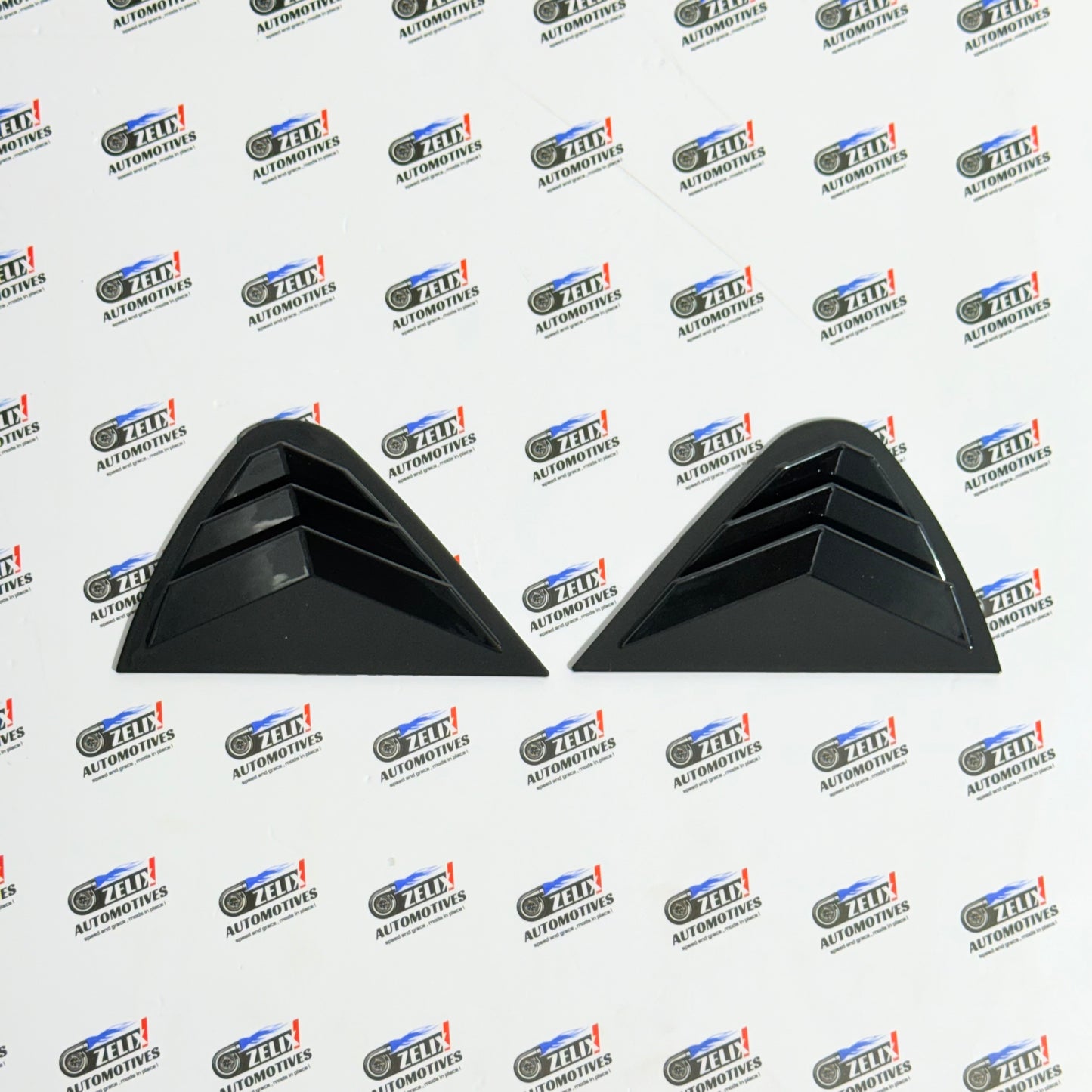 Skoda Superb Window Louvers Glossy Black | Compatible with 2015+ Models