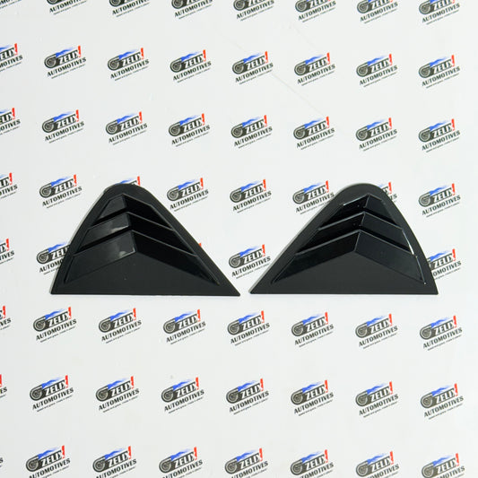 Skoda Superb Window Louvers Glossy Black | Compatible with 2015+ Models