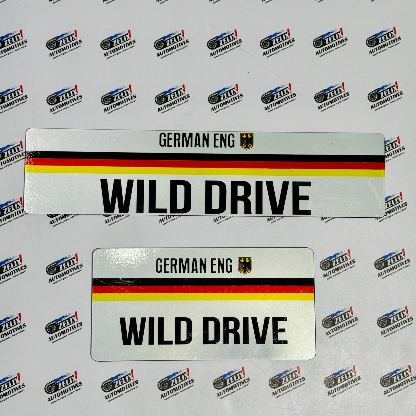 German Style Number Plate | Premium Design