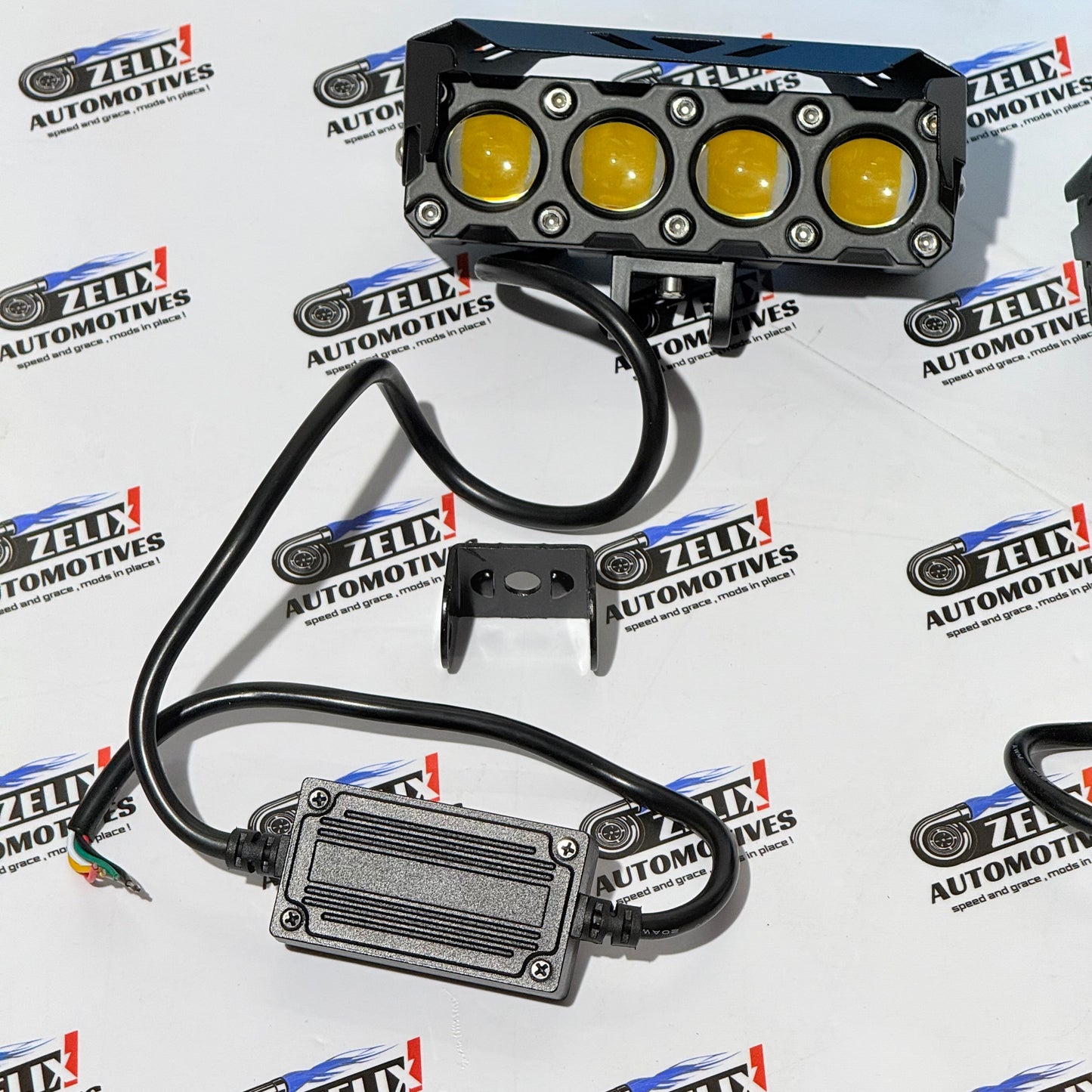 HJG 4-Lens Auxiliary Lights | 120W Mega Drive LED Fog Lamps