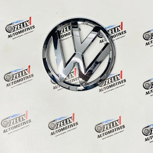 Volkswagen Polo Front Grill Replacement Logo Emblem | Chrome Finish (OEM Style)