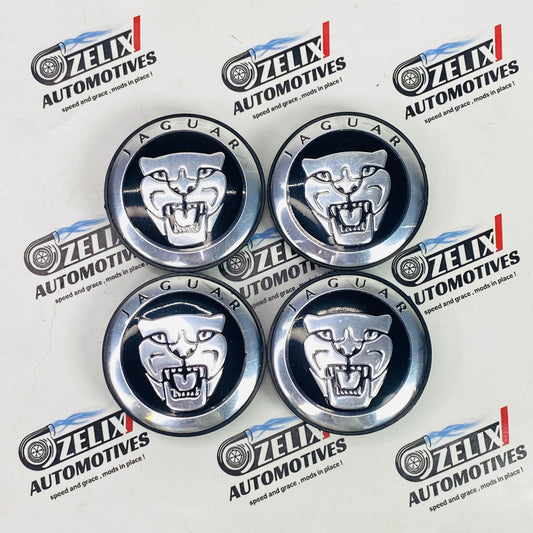 Aftermarket Jaguar wheel center caps set of 4 