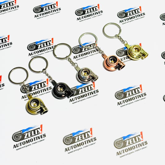 Turbo Car Metal Keychain