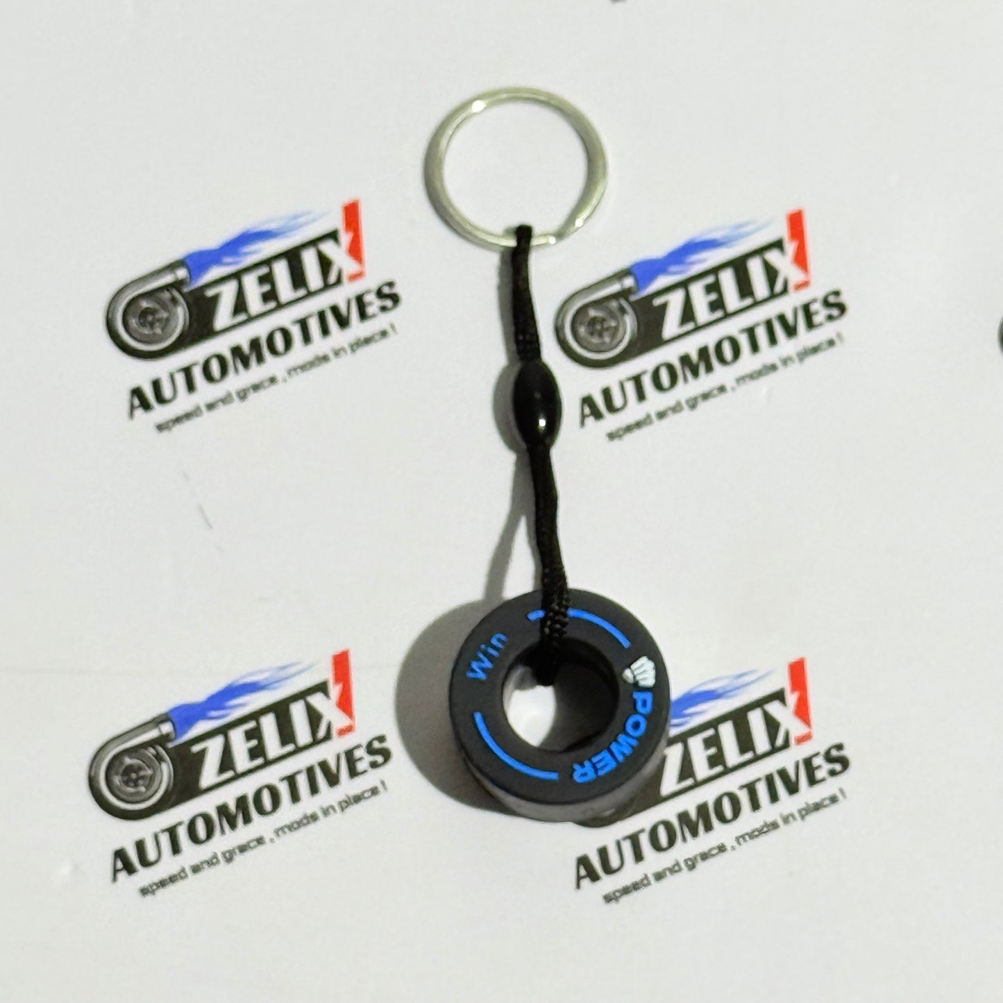 F1 Racing Tyre Design Keychain | Motorsport Style Key Holder