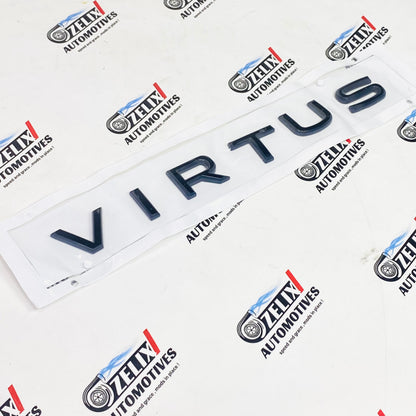 Premium 3D car emblems for Virtus 