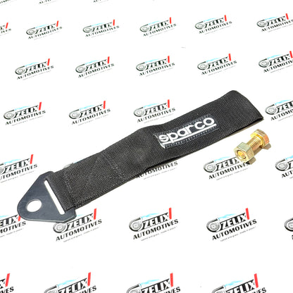 Sparco  Front and Rear Tow Strap | Heavy-Duty Towing Hook Kit Multiple Colour Options