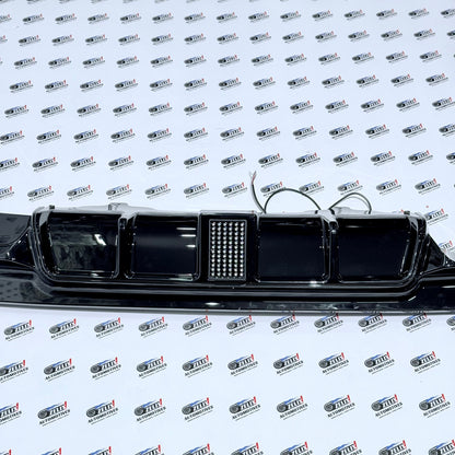 Rear Bumper Diffuser Compatible with BMW E60 5-Series | With 1-Style LED Light