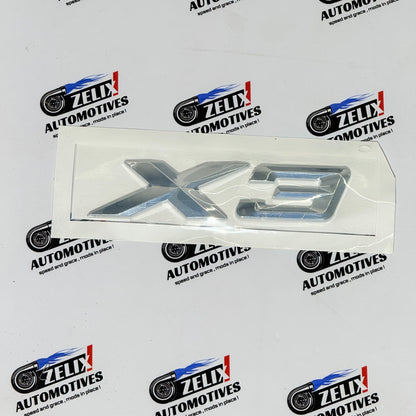 Rear Emblems For BMW X-Series | OEM-Inspired (X1 to X7)