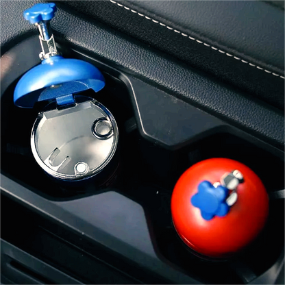 NOS Metal Ashtray Car Interior Accessory | Compact and Portable Design