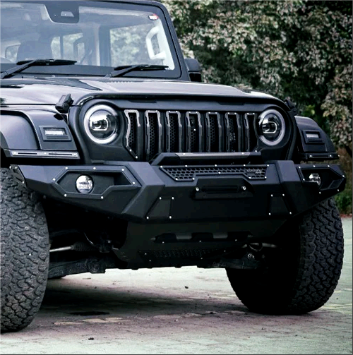 Thar Roxx Bimbra ADAS Metal Bumper | Heavy-Duty Off-Road Steel Bumper