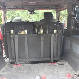 Mahindra Thar Rear Seat Slider and Fold | Adjustable Storage and Comfort Upgrade