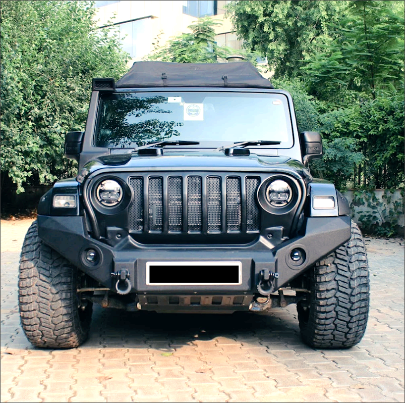 Mahindra Thar Metal Front Bumper – Model MR | Heavy-Duty Off-Road Bumper