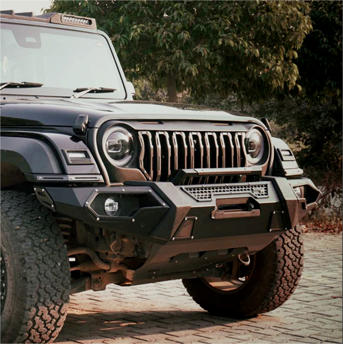 Thar Roxx Bimbra ADAS Metal Bumper | Heavy-Duty Off-Road Steel Bumper