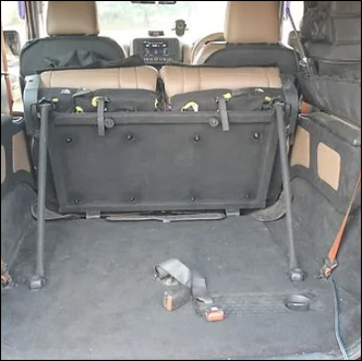 Mahindra Thar Rear Seat Slider and Fold | Adjustable Storage and Comfort Upgrade