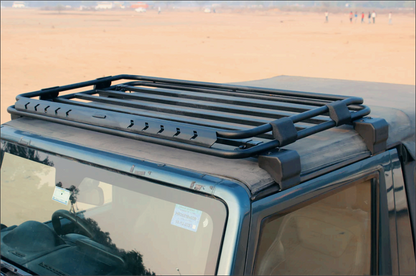 Mahindra Thar Roof Carrier  Model-DF | Heavy-Duty Steel Luggage Rack with Aerodynamic Design