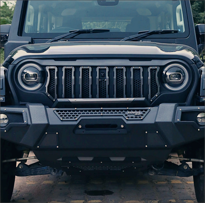 Thar Roxx – Bimbra S3 Front Grille | Premium Matte Black
