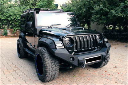 Mahindra Thar Metal Front Bumper – Model MR | Heavy-Duty Off-Road Bumper