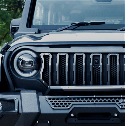 Thar Roxx – Bimbra S3 Front Grille | Premium Matte Black