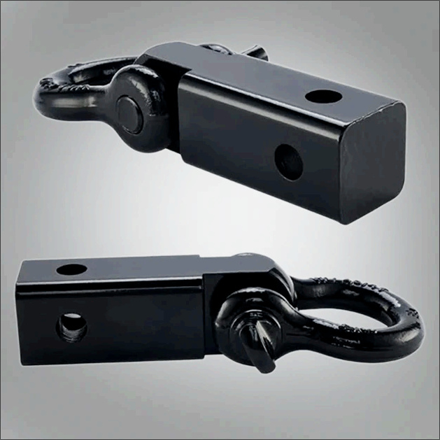 Shackle Hitch Heavy-Duty Recovery Attachment | Receiver  Tow Mount