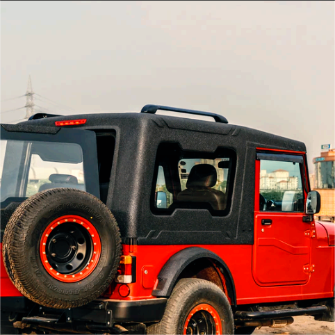 Mahindra Thar CRDe – FRP Hardtop V4 | Premium Dual-Layer Insulated Roof