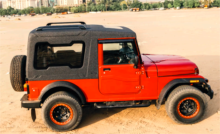 Mahindra Thar CRDe – FRP Hardtop V4 | Premium Dual-Layer Insulated Roof