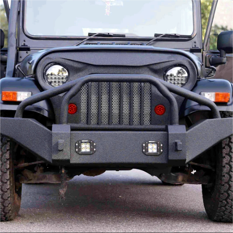 Mahindra Thar CRDe Front Metal Bumper T with Skid Plate