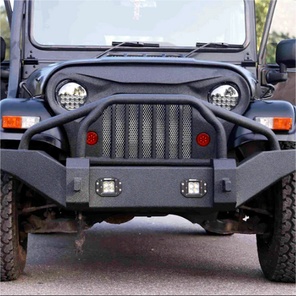 Mahindra Thar CRDe Front Metal Bumper T with Skid Plate
