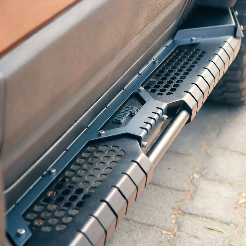 Mahindra Thar Bimbra Side Steps Model-TX  | Heavy-Duty Aluminum Footboard with Anti-Slip Design