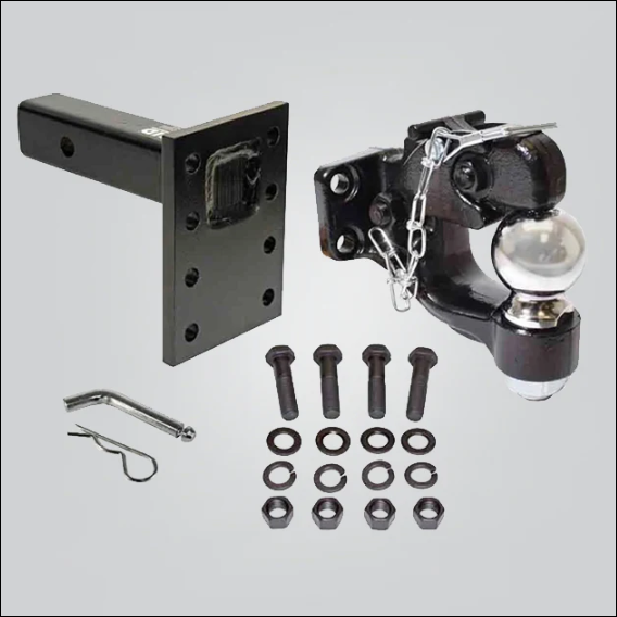 Pintle Ball Hitch for Tow Mount | Heavy-Duty Towing and  Recovery Attachment