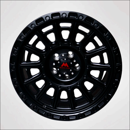 Thar Roxx Kamet Mud-On 18-Inch Alloy Wheels | Off-Road Performance Alloys in Satin Black