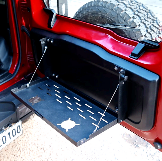 Suzuki Jimny Tailgate Folding Tray | Interior Utility Accessory