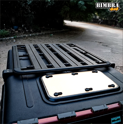 Mahindra Thar and Thar Roxx  Bimbra Aluminium Roof Racks | Adventure Cargo Carrier