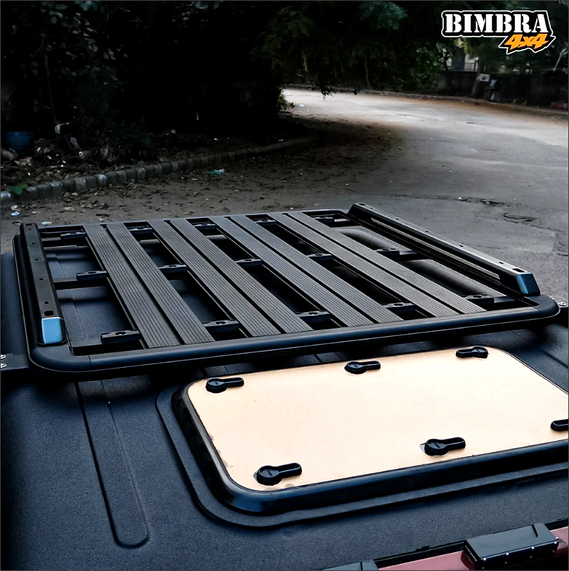 Mahindra Thar and Thar Roxx  Bimbra Aluminium Roof Racks | Adventure Cargo Carrier