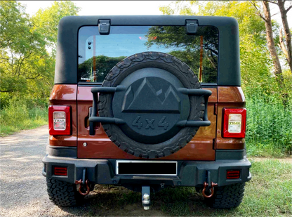 Mahindra Thar  Rear Bumper Model-RM | Compatible with brake lights and  Number plate
