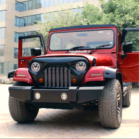 Mahindra Thar CRDe | Gladiator Grill Matt Black