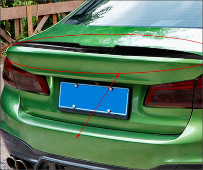 Universal Rubber Spoiler  Set of -3  | Available in Black and Carbon Finish