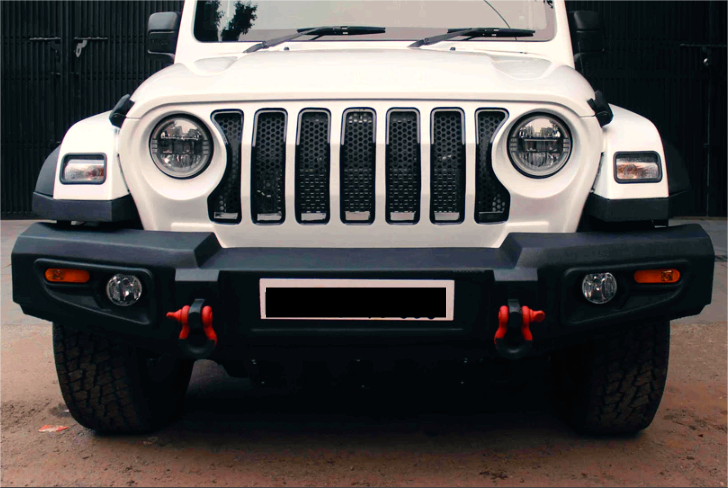 Mahindra Thar Front Bumper Model-O | Aftermarket and Lightweight