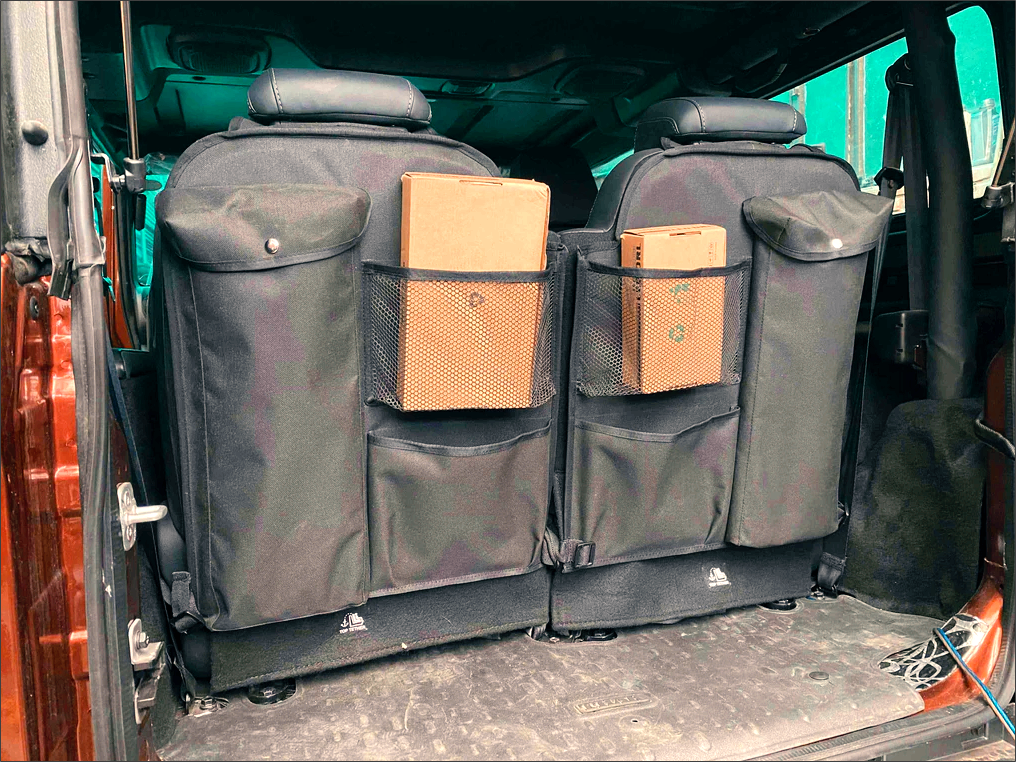 Mahindra Thar Rear Seat Organizer | Heavy-Duty Waterproof Storage System