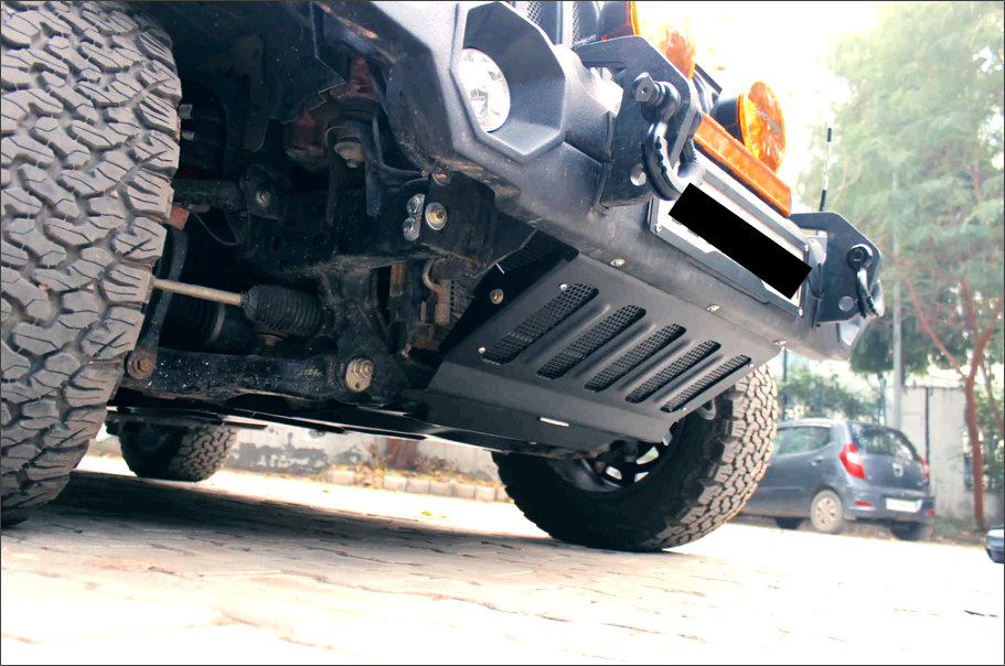 Mahindra Thar Skid Plate Steel | Bimbra Radiator skid plate
