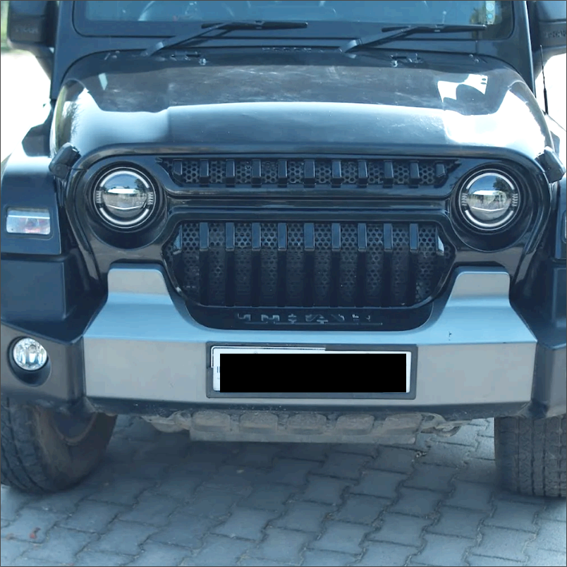 Mahindra Thar Ten-Slot Front Grill | Body-Colour Grill Upgrade ( Fits 2020-2024 )